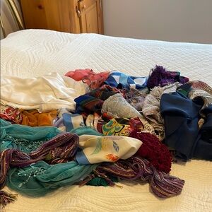 Elegant Multicolor Women's Scarf Collection